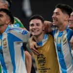 Argentina, a la final de la Copa América: el emotivo festejo de los jugadores en plena cancha tras la victoria sobre Canadá