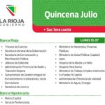 Este lunes inicia el cronograma de pago de la quincena y aguinaldo a empleados estatales