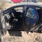 Chepes: Un auto volcó por Ruta Provincial N°29