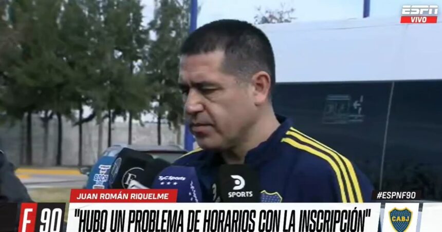 Juan Román Riquelme explicó por qué Boca no llegó a inscribir a sus refuerzos para la Sudamericana: “La Conmebol fue muy estricta”