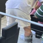 Lionel Messi fue a ver el partido de Inter Miami con una bota ortopédica en su pierna derecha