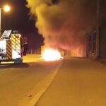 Chilecito: se incendió una camioneta por Av. Circunvalacion