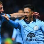 En una ráfaga, Belgrano le ganó a Riestra con el estreno goleador de Uvita Fernández