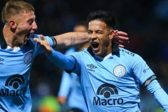 En una ráfaga, Belgrano le ganó a Riestra con el estreno goleador de Uvita Fernández