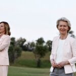 Fracasó la estrategia de Giorgia Meloni de chocar con Ursula von der Leyen, reelegida al frente de la Comisión Europea