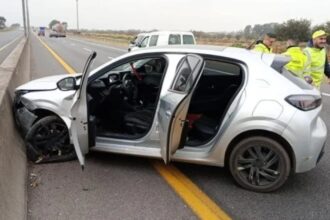 Lautaro Chávez se descompensó al volante y sufrió un grave accidente de tránsito