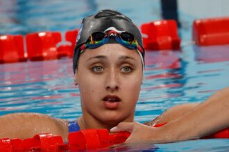 Agostina Hein debutó con 16 años en los Juegos Olímpicos de París: un buen tiempo que no le alcanzó para llegar a la final de 400m libres de natación