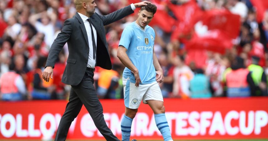 Julián Álvarez volvió a hablar sobre su futuro en medio de la tensión con Pep Guardiola y el acecho de un grande de Europa: “No dije nada malo”