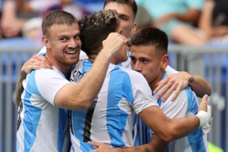 La Sub 23 de Argentina le ganó una final a Ucrania bajo el calor sofocante de Lyon pero no le alcanzó para evitar a Francia