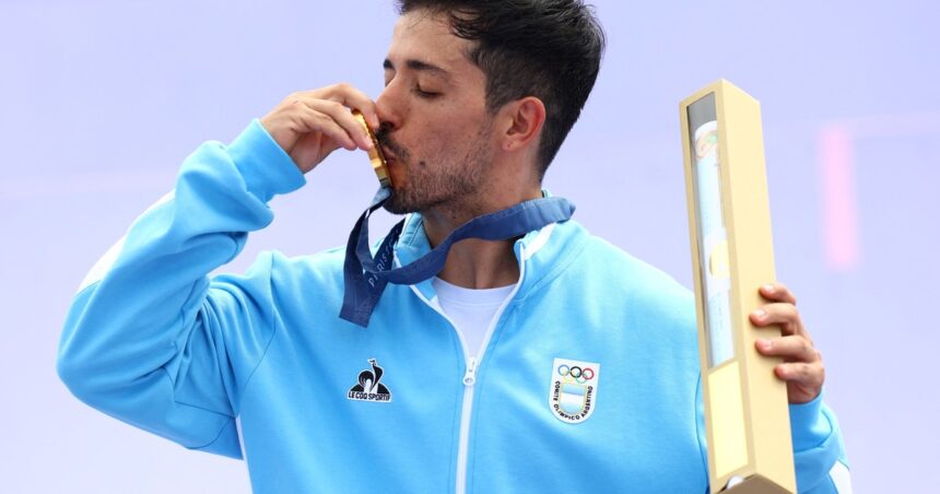 El Maligno Torres, héroe olímpico en París 2024: el historial con las 22 medallas de oro del deporte argentino