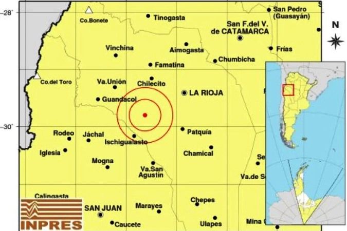 La Rioja tembló dos veces durante la madrugada de ayer