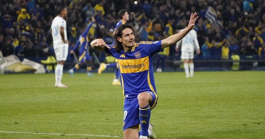 Cavani metió ante Cruzeiro otro flechazo goleador y Boca irá a Brasil con la diferencia mínima para soñar con la Copa Sudamericana