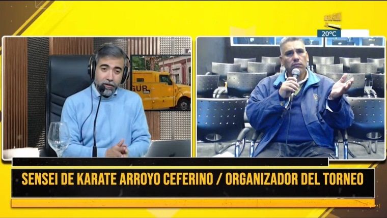 Ceferino Arroyo denunció falta de apoyo del gobierno provincial a torneo sudamericano de Karate