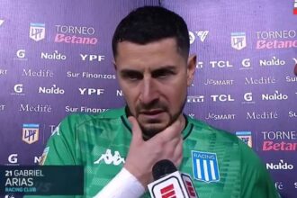 Gabriel Arias y un duro mensaje para sus compañeros, tras la derrota de Racing: “Corrieron más que nosotros, ahí está la diferencia”