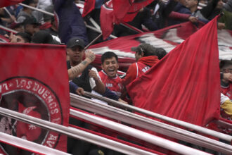 Salvaje agresión en cancha de Independiente: diez personas con camperas de la barra atacaron a un hincha