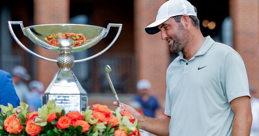 scottie-scheffler-y-su-ano-inolvidable:-gano-7-pga,-los-juegos-olimpicos-y-¡63-millones-de-dolares-en-premios!