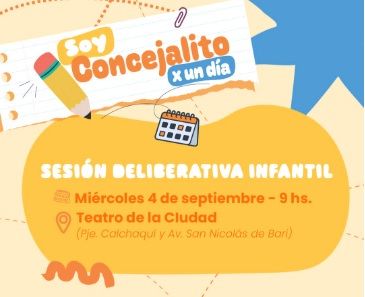 Vuelven a sesionar los concejales infantiles en el Teatro de la Ciudad