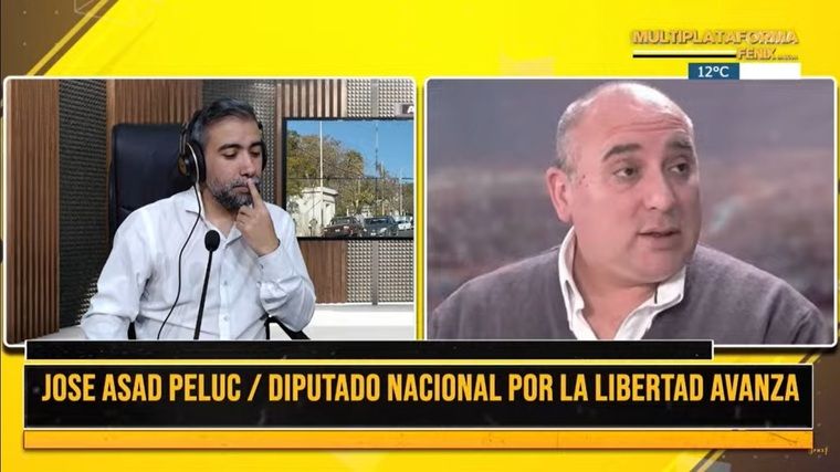 Jose Asad Peluc, diputado de la Libertad Avanza, habló en Fénix sobre el veto a la ley de movilidad jubilatoria