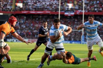 Rugby Championship: Los Pumas perdían por 17 puntos con Australia pero armaron un festival de tries para firmar una paliza histórica