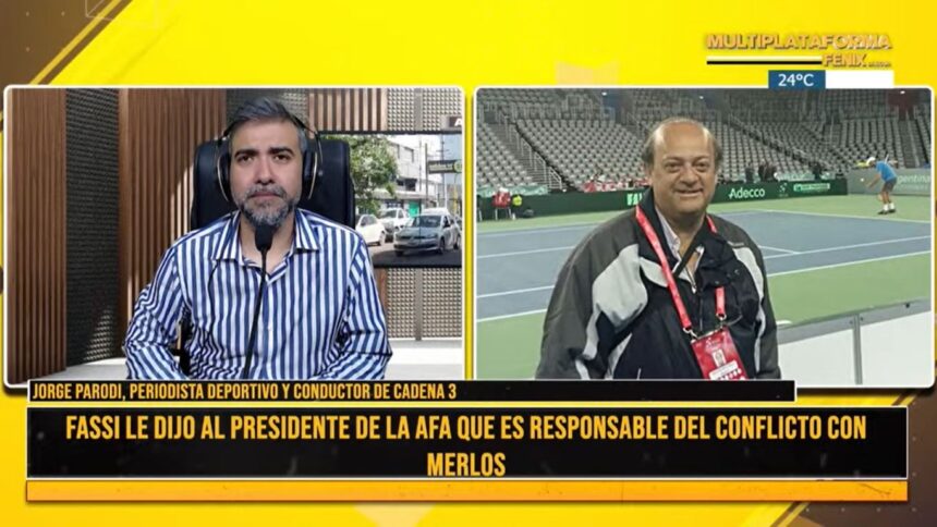 Jorge Parodi, periodista deportivo de cadena 3, habló con Fénix sobre las declaraciones de Fassi