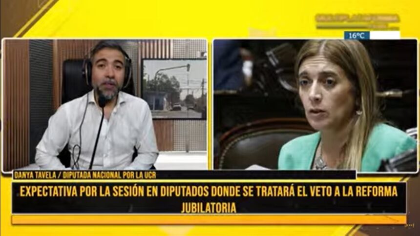 danya-tavela,-diputada-nacional-por-la-ucr:-“los-que-cambian-sus-votos-deberan-dar-explicaciones-a-los-jubilados-en-su-provincia”