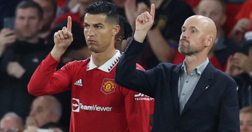 A dos años de su salida de Manchester United, Cristiano Ronaldo volvió a apuntar a Ten Hag y el DT lo ninguneó: “Está muy lejos, en Arabia”