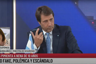 una-nena-en-una-marcha-violenta,-la-policia-que-le-tira-gases-y-un-fuerte-cruce-al-aire-entre-eduardo-feinmann-y-patricia-bullrich