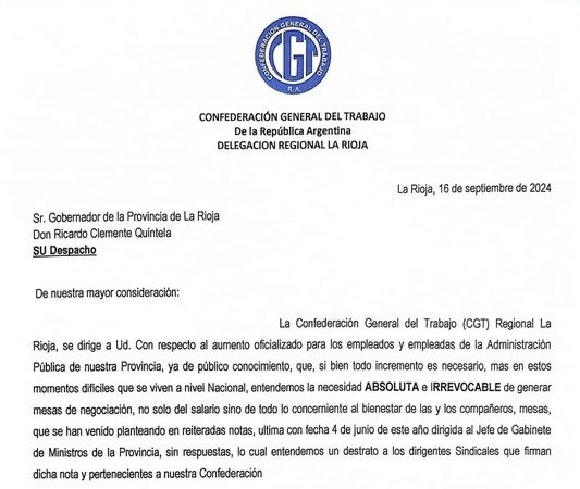 la-cgt-la-rioja-le-reclama-al-gobierno-provincial-una-mesa-de-dialogo-salarial:-“presentamos-reiteradas-notas,-sin-tener-respuestas”