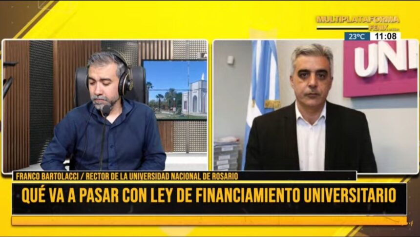 franco-bertolacci,-rector-de-la-universidad-nacional-de-rosario,-sobre-el-veto-a-la-ley-de-financiamiento:-“seria-un-error”