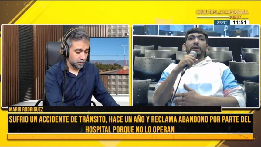 sufrio-un-accidente-de-transito,-hace-un-ano,-y-reclama-abandono-por-parte-del-hospital-porque-no-lo-operan