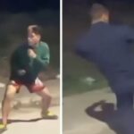 insolita-pelea-mano-a-mano-entre-un-policia-bonaerense-y-un-presunto-ladron-en-san-martin