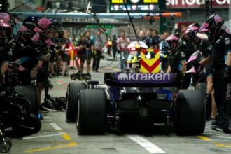 Franco Colapinto y su blooper en el GP de Singapur: se confundió de box, frenó en el de Alpine y el episodio siguió en las redes