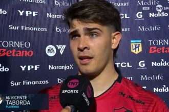 El juvenil surgido en Boca, Vicente Taborda, dolido con Diego Martínez: “No estaba en los planes del técnico”