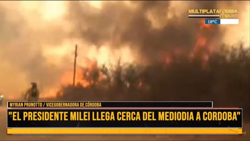 myrian-prunotto,-vicegobernadora-de-cordoba:-“estan-trabajando-mas-de-1000-bomberos-en-los-incendios.-ya-hay-22-viviendas-quemadas”