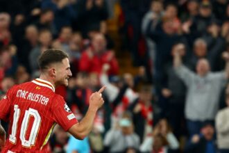 Alexis Mac Allister hizo su primer gol en la Champions League: un ‘jugadón’ para hacer festejar al Liverpool en Anfield