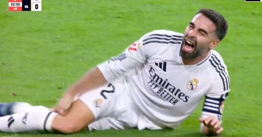 dani-carvajal,-grave-lesion-con-real-madrid-y-estremecedor-grito-de-dolor-que-se-metio-en-la-transmision-de-tv:-“el-vestuario-esta-triste”