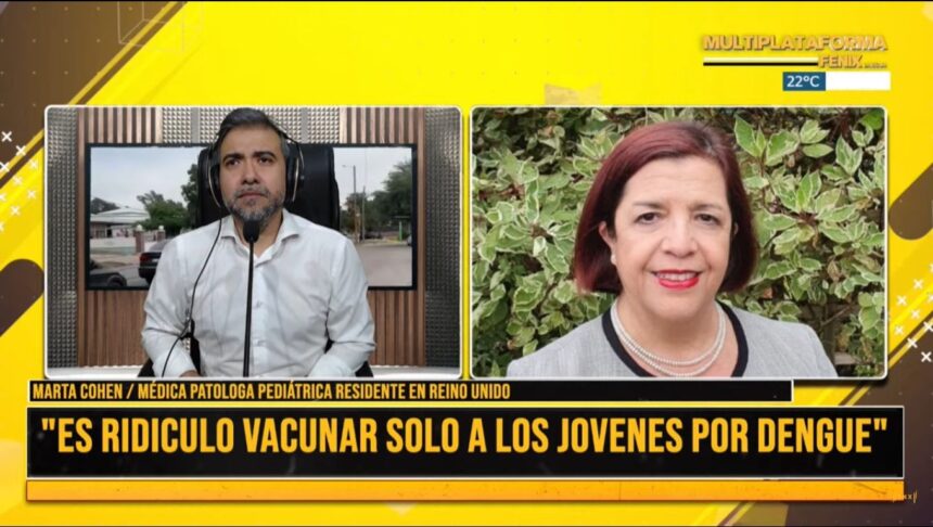 marta-cohen,-sobre-la-vacunacion-por-el-dengue:-“es-ridiculo-que-solo-vacunen-a-los-jovenes”