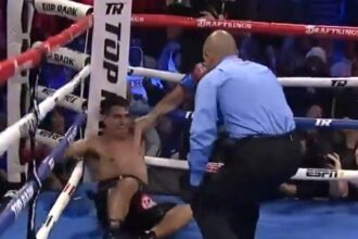 Video: Gustavo Lemos fue noqueado en el segundo round, luego de caer tres veces de manera estrepitosa