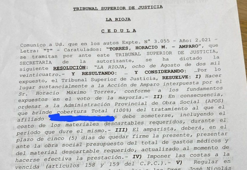 Por una resolución judicial, APOS deberá brindar una cobertura total al tratamiento de un joven