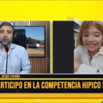 Futuro prometedor: riojanita participó en torneo hípico de España