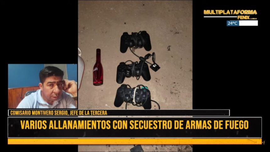 Secuestran armas y recuperan elementos en varios allanamientos