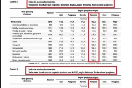 La inflación acumulada desde diciembre en el NOA alcanza el 103,2%: el aumento en vivienda y servicios golpea a los hogares de la región