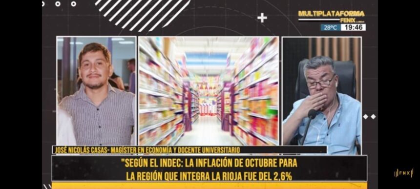 José Nicolas Casas: “La verdad que llamó la atención el numero de la inflación, ya que se esperaba un 3%”