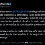 El mensaje conciliador de Ricardo Quintela con Cristina Fernández de Kirchner tras conocerse el fallo de Casación