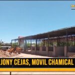 Chamical: tras dos meses de parate, se reactivó la obra de la terminal de ómnibus