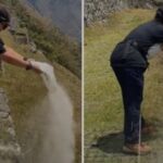 Indignación en Perú: una mujer arrojó las cenizas de un fallecido en Machu Picchu