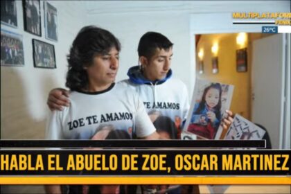 Oscar Rodríguez, abuelo de Zoe: “Todos los días pienso en lo que le hicieron a Zoe”