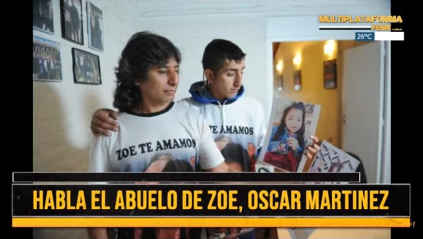 Oscar Rodríguez, abuelo de Zoe: “Todos los días pienso en lo que le hicieron a Zoe”