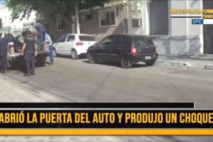 Un fracturado por siniestro entre dos motos y un automóvil