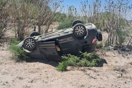 Aimogasta: Volcó una camioneta en ruta 60